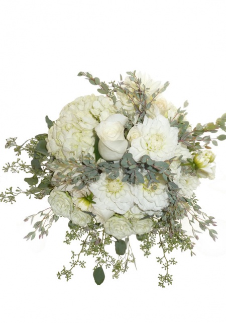 Country White Bridal Bouquet 