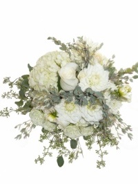 Country White Bridal Bouquet 