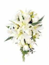Purely Perfect Cascading Bouquet