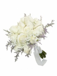 White Breath of Lavender Bouquet