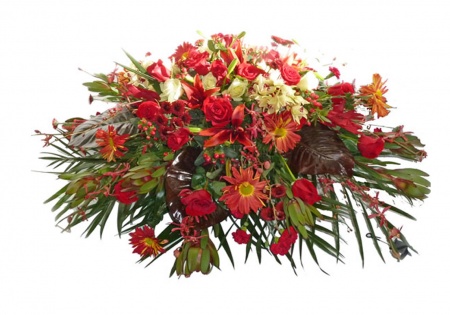 Autumn Paradise Casket Spray