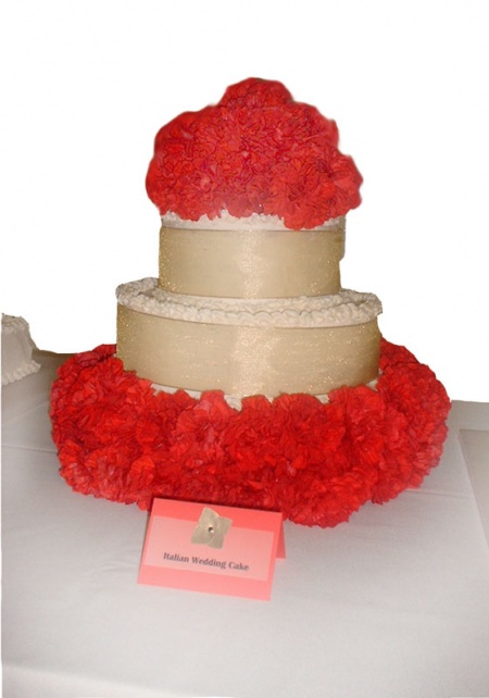 Carnation Cake Flowers