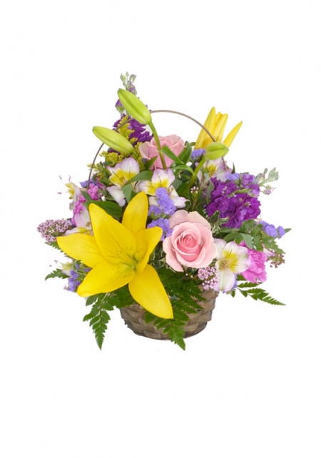 Delightful Basket of Flowers