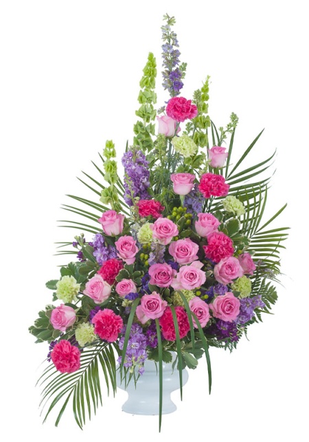 Forever Cherished Cresent Arrangement