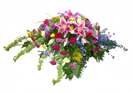 Garden Remembrance Casket Spray