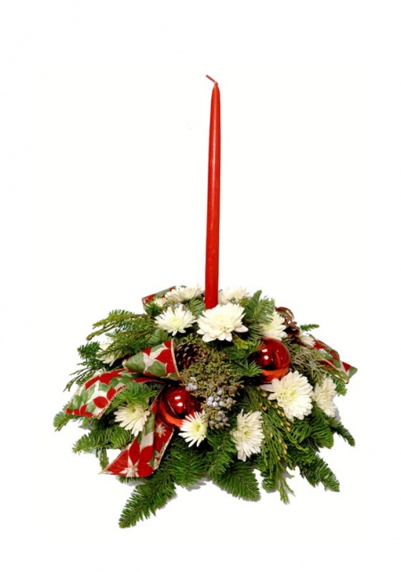 Holiday Ornament Centerpiece