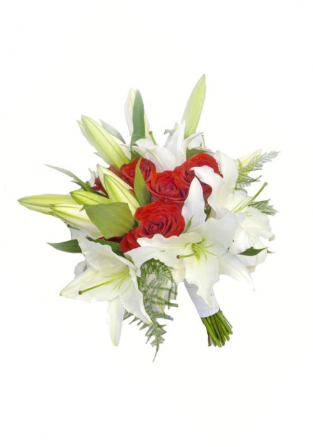 Lily Romance Hand Tie Bouquet