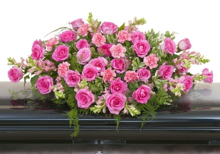 Peaceful Pink Casket Spray