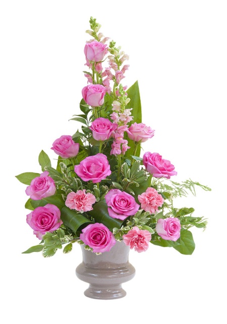 Peaceful Pink Small Urn Arrangement