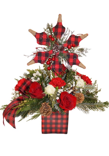 Plaid Blossom Bouquet