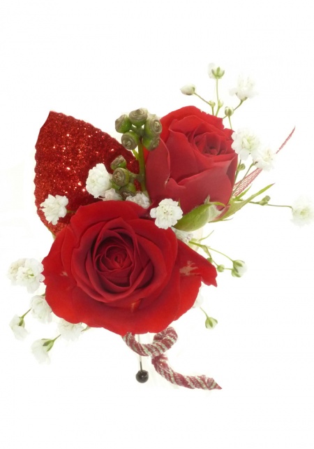 Red Rose Sweetheart Boutonniere