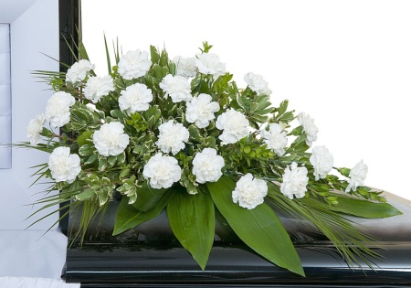 Simple Love Casket Spray