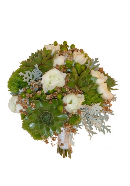 Succulent Bridal Bouquet