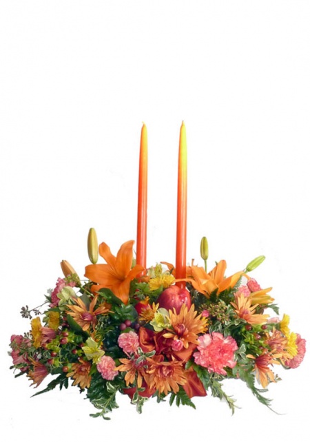 Warm Thoughts Table Centerpiece