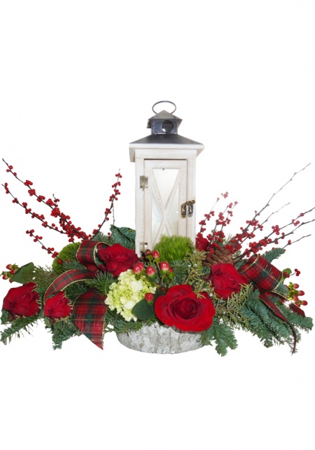 Woodland Lantern Centerpiece