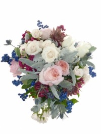 Blue Berry Delight Wedding Bouquet