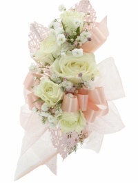 Blush Sweetheart Rose Corsage