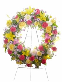 Bright Memories Wreath Easel