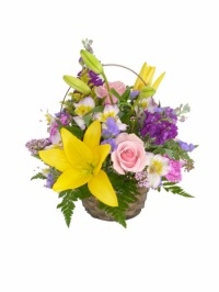 Delightful Basket of Flowers