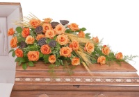 Fall Splendor Casket Spray