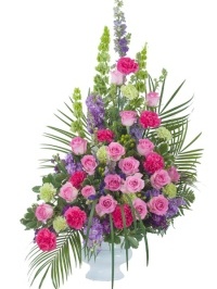 Forever Cherished Cresent Arrangement