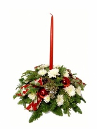 Holiday Ornament Centerpiece