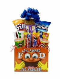 Junk Food Junkie Gift Basket