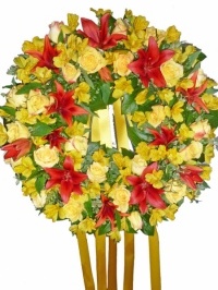 Keeping Faith Floral Wreath