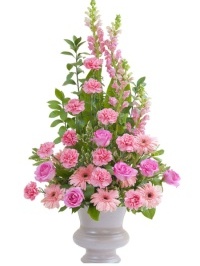 Peaceful Pink Large Urn Arrangement