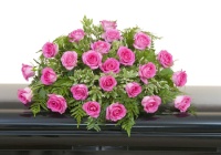 Pink Rose Casket Spray