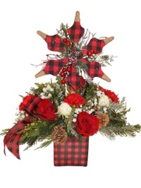 Plaid Blossom Bouquet