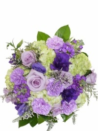 Purple Romance Bridal Bouquet