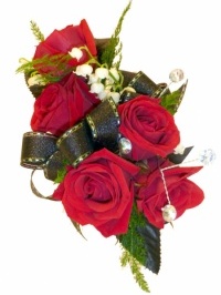 Red Petite Rose Corsage