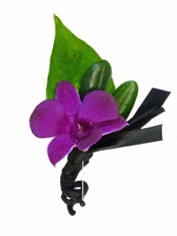 Simply Orchid Boutonniere