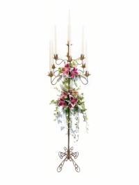 Stargazer Lily Candelabra