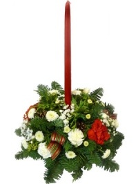 Tis the Season Table Arrangement