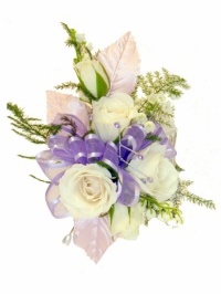 White, Pink and Lavender Corsage