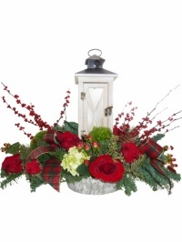 Woodland Lantern Centerpiece